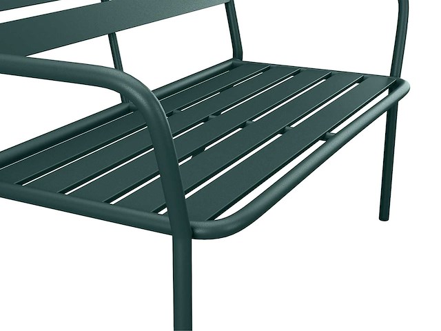 Metalen tuinbank - sparrengroen - afbeelding 4 van  5