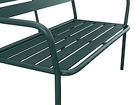 Metalen tuinbank - sparrengroen - afbeelding 4 van  5