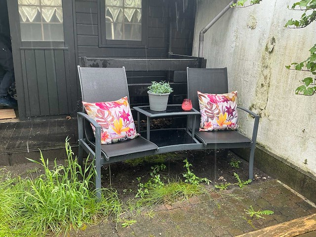 Metalen tuinbank - afbeelding 1 van  3