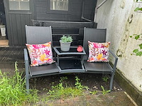 Metalen tuinbank - afbeelding 2 van  3