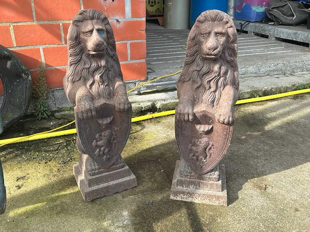 Metalen tuinbeeld (2x) - afbeelding 6 van  6