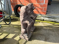Metalen tuinbeeld (2x) - afbeelding 2 van  6
