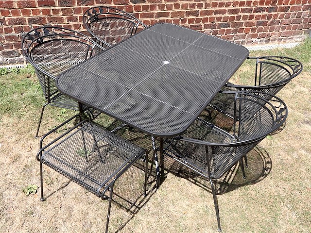 Metalen tuinset - afbeelding 2 van  6