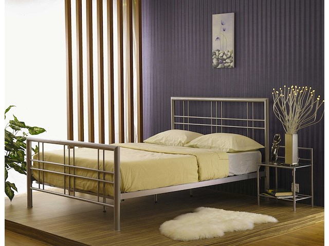 Metalen tweepersoonsbed pato 160x200 - afbeelding 1 van  2