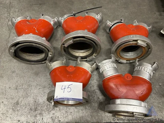 Metalen verdeelstukken met storz-koppelingen - afbeelding 1 van  2