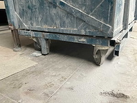 Metalen verrijdbare container - afbeelding 3 van  5