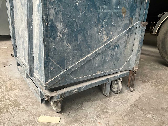 Metalen verrijdbare container - afbeelding 4 van  5