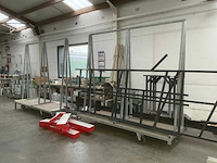 Metalen verrijdbare platenhouders (3x) - afbeelding 1 van  4