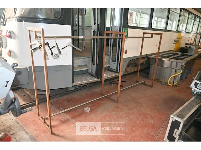 Metalen vestiaire rek - afbeelding 1 van  5