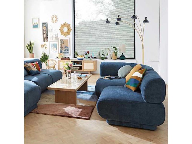 Metalen vloerlamp met meerdere boog - zwart - afbeelding 5 van  6