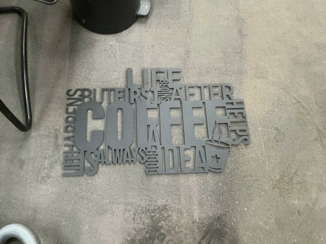 Metalen wanddecoratie - afbeelding 1 van  1