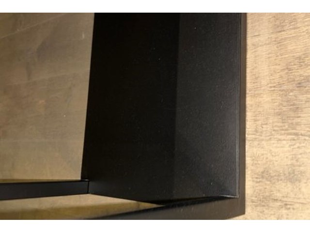 Metalen wandrek met houten plankjes - afbeelding 6 van  6