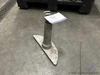 Metalen waterschild 45 dsp.