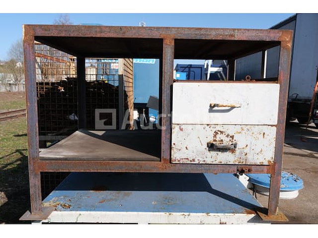 Metalen werkbank met 2 lades - afbeelding 1 van  6