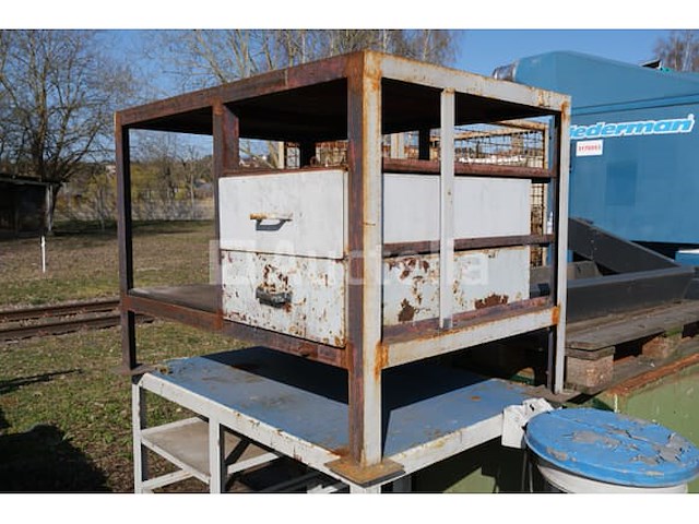 Metalen werkbank met 2 lades - afbeelding 3 van  6