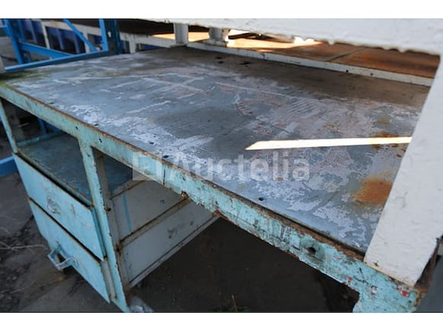 Metalen werkbank met 2 lades - afbeelding 5 van  5