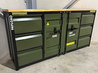 Metalen werkbank met houten werkblad - afbeelding 1 van  14