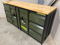 Metalen werkbank met houten werkblad - afbeelding 7 van  10