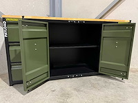 Metalen werkbank met houten werkblad - afbeelding 12 van  12