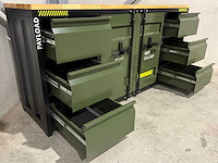 Metalen werkbank met houten werkblad - afbeelding 2 van  14