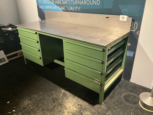 Metalen werkbank - afbeelding 1 van  6