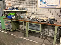 Metalen werkbanken (2x) - afbeelding 1 van  13