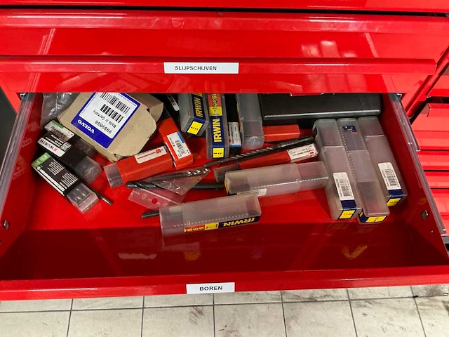 Metalen werkkast met inhoud (15x) - afbeelding 5 van  13