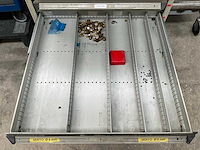 Metalen werkplaats ladenkast inhoudende festo onderdelen - afbeelding 4 van  14