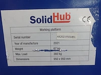Metalen werkplatform solid hub - afbeelding 7 van  8