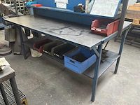 Metalen werktafel 2 zijdig - afbeelding 6 van  7