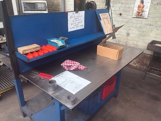 Metalen werktafel 2 zijdig - afbeelding 4 van  6