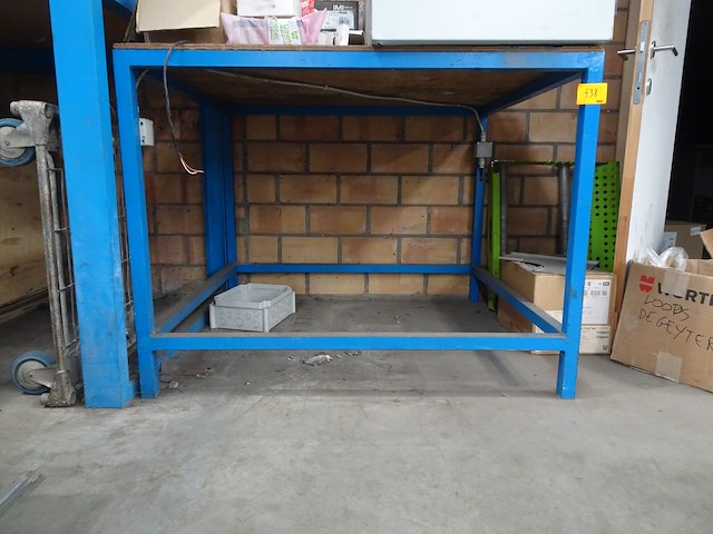 Metalen werktafel - afbeelding 1 van  2