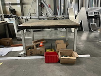Metalen werktafel - afbeelding 1 van  3