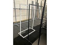 Metalen winkelrekken/kledingrekken (4x) - afbeelding 6 van  8