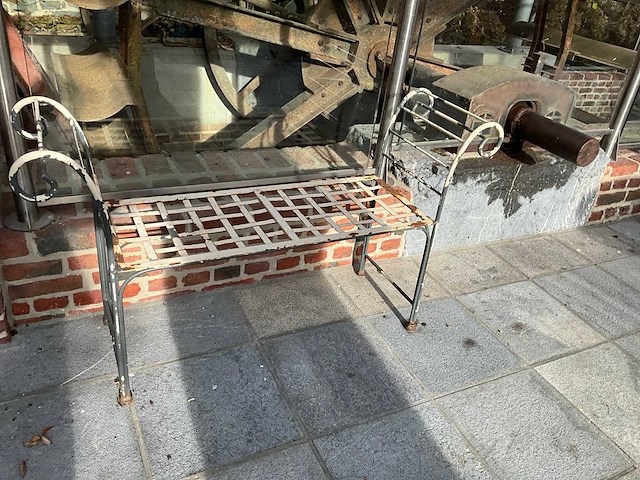 Metalen zitbank (3x) - afbeelding 3 van  6