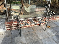 Metalen zitbank (3x) - afbeelding 4 van  6