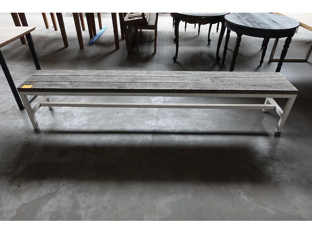 Metalen zitbank - afbeelding 1 van  4