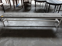 Metalen zitbank - afbeelding 1 van  4