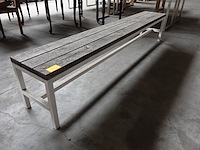 Metalen zitbank - afbeelding 2 van  4