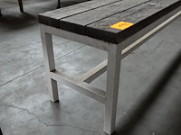 Metalen zitbank - afbeelding 3 van  4