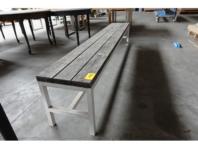 Metalen zitbank - afbeelding 4 van  4