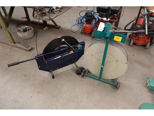 Metalen/kunststof omsnoeringsband op haspel - afbeelding 1 van  5