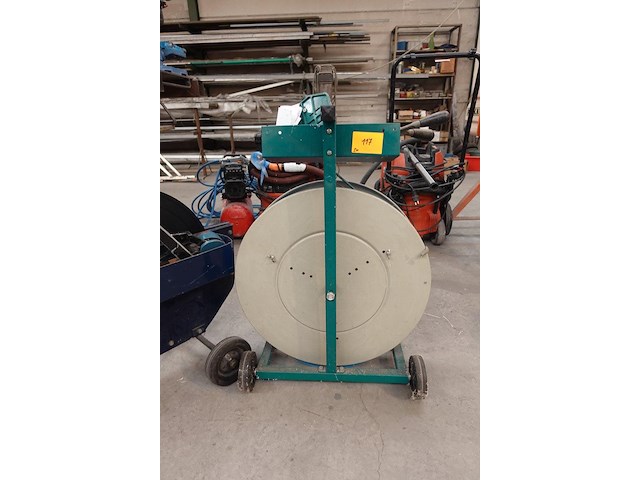 Metalen/kunststof omsnoeringsband op haspel - afbeelding 2 van  5