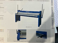 Metall-kraft tbs 2000-12 hefboom guillotine shear - afbeelding 1 van  4