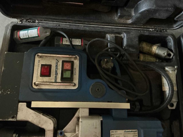 Metallkraft mb351 magnetische kernboormachine - afbeelding 1 van  4