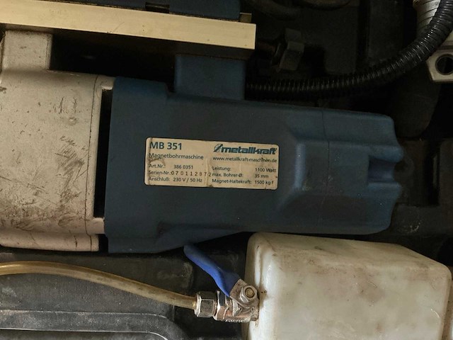 Metallkraft mb351 magnetische kernboormachine - afbeelding 2 van  4