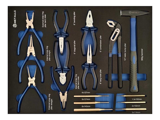 Metallo - wood - metallo blue and black - afbeelding 6 van  8