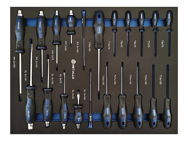 Metallo - wood - metallo blue and black - afbeelding 7 van  8