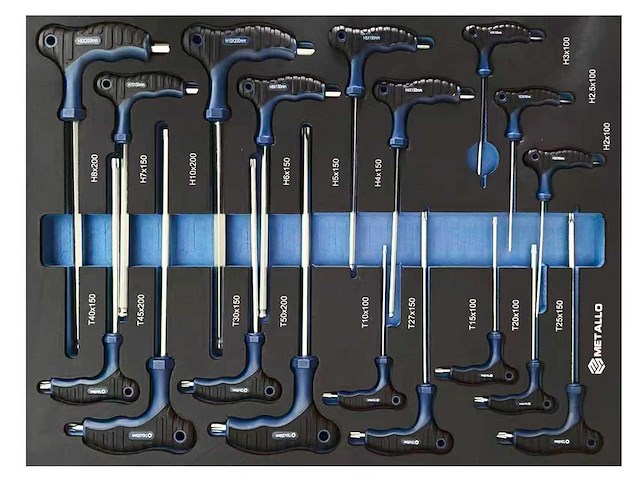 Metallo - wood - metallo blue and black - afbeelding 1 van  1