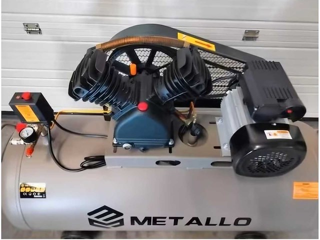 Metallo 200l compressor - afbeelding 3 van  5